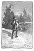 Hudson Bay Trapper, 1879. /Na Fur Trapper Of The Hudson'S Bay Company Going On His Rounds. Wood Engraving, 1879. Poster Print by Granger Collection - Item # VARGRC0096052
