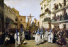 Seville: Good Friday, 1862. /Ngood Friday Procession In Seville, Spain. Oil On Canvas, 1862, By Manuel Cabral. Poster Print by Granger Collection - Item # VARGRC0104837