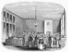 London: Bank, 1844./Ninterior Of Rogers' Bank In Clements Lane, London. Wood Engraving, English, 1844. Poster Print by Granger Collection - Item # VARGRC0091485
