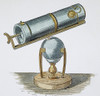 Newton'S Telescope, C1670. /Nisaac Newton'S Reflecting Telescope, C1670: Line Engraving, 19Th Century. Poster Print by Granger Collection - Item # VARGRC0057307