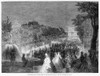 Paris: Champs-�lys_es, 1861. /Na Summer Evening On The Champs-�lys_Es In Paris, France, During An Imperial F�Te. Wood Engraving From An English Newspaper Of 1861. Poster Print by Granger Collection - Item # VARGRC0001986