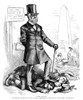 Charles Francis Adams /N(1807-1886). American Lawyer, Diplomat, And Author. 'Croppies, Lie Down.' Cartoon By Thomas Nast, 1876, Showing Adams As A Political Candidate, Stepping On Irish Men. Poster Print by Granger Collection - Item # VARGRC0370126