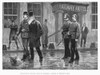 Ireland: Mayo, 1880. /Nsecurity On The Street During The Land War, Westport, County Mayo, Ireland. Wood Engraving, 1880. Poster Print by Granger Collection - Item # VARGRC0095243