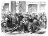 Tenement Life, 1871. /Neviction Of Tenants From A Tenement House In New York City, 1871. Contemporary American Wood Engraving. Poster Print by Granger Collection - Item # VARGRC0017295