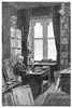 William Ewart Gladstone /N(1809-1898). English Statesman. Gladstone In His Library At Hawarden Castle In Flintshire, Wales. Engraving, English, C1898. Poster Print by Granger Collection - Item # VARGRC0266304