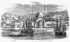 Constantinople, 1853. /Na View Of The Russian Embassy, Left, And The Mosque Of Sultan Mahmud In Constantinople, Turkey. Wood Engraving, English, 1853. Poster Print by Granger Collection - Item # VARGRC0095373
