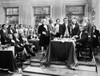 Declaration Of Independece /Na 20Th Century Film Depiction Of The Signing Of The Declaration Of Independence At Independence Hall In Philadelphia, Pennsylvania, 4 July 1776. Poster Print by Granger Collection - Item # VARGRC0075306