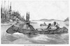Canada: Fur Trade. /N'Rival Traders Racing To The Indian Camp.' Wood Engraving, 1891, After Frederic Remington. Poster Print by Granger Collection - Item # VARGRC0078223