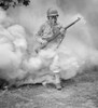 Gas Mask, 1942. /Nsergeant George Camblair Learning How To Use A Gas Mask In A Practice Smokescreen At Fort Belvoir, Virginia. Photograph By Jack Delano, September 1942. Poster Print by Granger Collection - Item # VARGRC0409527