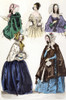 Women'S Fashion, 1842. /Namerican Color Fashion Print From 'Godey'S Lady'S Book' Of The Latest Styles From Paris, December 1842. Poster Print by Granger Collection - Item # VARGRC0093614