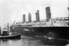New York: Lusitania. /Nthe Cunard Steamship 'Lusitania' At New York Harbor, C1910-15. Poster Print by Granger Collection - Item # VARGRC0110580