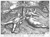 Land Of Cockaigne. /Nline Engraving, 1567, By Pieter Van Der Heyden After The Painting, 1567, By Peter Bruegel The Elder. Poster Print by Granger Collection - Item # VARGRC0044882