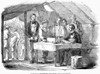 Australian Gold Rush, 1852. /Nan Assistant Commissioner Receiving And Weighing Gold For Escort At The Turon Gold Fields, New South Wales, Australia, 1852. Wood Engraving, English, Early 1853. Poster Print by Granger Collection - Item # VARGRC0088807