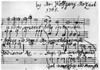 Mozart: Motet Manuscript. /Npart Of The Autograph Of The Motet, 'God Is Our Refuge' (K. 20), Written By Wolfgang Amadeus Mozart At Age 9. Poster Print by Granger Collection - Item # VARGRC0016433