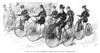 American Bicyclists, 1879. /Na Party Of Lady Bicycle Riders In Detroit, Michigan, Out For A Practice Spin. Line Engraving From An American Newspaper. Poster Print by Granger Collection - Item # VARGRC0016027