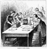 Child Labor, 1873. /Nchildren Making Paper Boxes In A New York City Factory. American Wood Engraving, 1873. Poster Print by Granger Collection - Item # VARGRC0016013