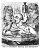 Crockett Almanac, 1848. /N"Infant Crockett Eating His Breakfast." Woodcut From 'The Crockett Almanac,' Nashville, 1848. Poster Print by Granger Collection - Item # VARGRC0175392
