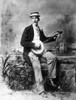 Banjo Player, C1890. /Nunidentified 5-String Banjo Player, C1890. Poster Print by Granger Collection - Item # VARGRC0033345