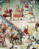 Spain: Higueruela, 1431. /Na Christian Officer Marshals Lancers For An Attack Against Muslim Forces At The Battle Of Higueruela, Spain, 1 July 1431. Fresco, Spanish, 1431. Poster Print by Granger Collection - Item # VARGRC0104279