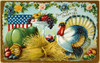 Thanksgiving Card, 1900. /Namerican Thanksgiving Card, C1900. Poster Print by Granger Collection - Item # VARGRC0010558