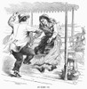 Irish Jig, 1858. /Ncouple Dancing A Jig During An Excursion By Steamboat/Non The Eastern Seaboard. Wood Engraving, American, 1858. Poster Print by Granger Collection - Item # VARGRC0089334