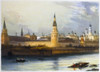 Moscow: Kremlin, 1842. /Nview Of The Kremlin Citadel From Across The Moscow River, Russia. Lithograph, French, By Noel Paymal Lerebours, 1842. Poster Print by Granger Collection - Item # VARGRC0118713