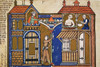 David & Bathsheba. /Nking David Sees Bathsheba Bathing And Sends A Messneger To Fetch Her: French Manuscript Illumination, C1250. Poster Print by Granger Collection - Item # VARGRC0010838