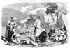 California Gold Rush, 1857. /N'Housekeeping.' A Camp Of Chinese Gold Miners In California. American Engraving, 1857. Poster Print by Granger Collection - Item # VARGRC0001012