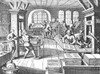 Printing Office, 1619. /Nthe Interior Of A Printing Office. Engraving From Gottfried'S 'Historische Chronik,' Printed At Frankfurt, Germany, In 1619. Poster Print by Granger Collection - Item # VARGRC0016807