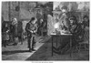 New York: Child Musician. /N'Italian Waifs In New York.' An Italian Street Musician Is Admonished By His 'Padrone.' Wood Engraving, American, 1878. Poster Print by Granger Collection - Item # VARGRC0089317