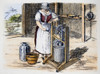 Butter Churn, 1884. /Namerican Rotary Butter Churn, 1884. Line Engraving, Late 19Th Century. Poster Print by Granger Collection - Item # VARGRC0085659