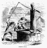 Water Pump, C1870. /Nwood Engraving, American, C1870. Poster Print by Granger Collection - Item # VARGRC0078473