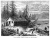 Virginia Settlement. /Nsettlement On The Virginia Frontier In The 18Th Century. Wood Engraving, 19Th Century. Poster Print by Granger Collection - Item # VARGRC0053661