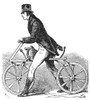 Bicycles: Draisine, 1816. /Nthe Draisine, Or 'Pedestrian Curricle', Invented By Karl Von Drais De Sauerbrun In 1816. Wood Engraving, 19Th Century. Poster Print by Granger Collection - Item # VARGRC0068260