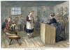 Schoolhouse, 1877. /Na Lesson In An American One-Room Country Schoolhouse. Wood Engraving, American, 1877. Poster Print by Granger Collection - Item # VARGRC0037696