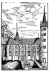 Wittenberg, Germany, 1509. /Nthe Castle Church (Schlosskirche) At Wittenberg, Germany, Where Martin Luther Taught. Woodcut, 1509, By Lucas Cranach The Elder. Poster Print by Granger Collection - Item # VARGRC0033365