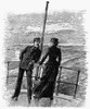 Shipboard Romance, 1891. /Na Quiet Flirtation Between An Officer And A Passenger Onboard An Ocean Steamer. Wood Engraving, English, 1891. Poster Print by Granger Collection - Item # VARGRC0100032