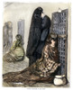 Prison: The Tombs, 1870. /Nwomen Visiting Prisoners In The Tombs, New York City. Colored Wood Engraving, American, 1870. Poster Print by Granger Collection - Item # VARGRC0076309