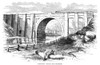 Carrollton Viaduct, C1850. /Nthe Carrollton Viaduct Near Baltimore, Maryland. Engraving, American, C1850. Poster Print by Granger Collection - Item # VARGRC0267701