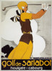 Golf, Female, 1930. /Nwoman Golfer Featured On A French Tourist Poster For The Brittany Resort Area, C1930, By Rene Vincent. Poster Print by Granger Collection - Item # VARGRC0054103