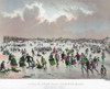 Ice Skating, C1859. /Npeople Ice Skating On Jamaica Pond, West Roxbury, Massachusetts. Color Lithograph, C1859. Poster Print by Granger Collection - Item # VARGRC0118902