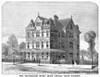 Chicago: Foundling'S Home. /Nthe Foundling'S Home, Wood Street, Chicago, Illinois. Wood Engraving, American, 1878. Poster Print by Granger Collection - Item # VARGRC0101160