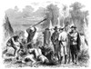 Massacre Of Sioux, 1868. /Nthe Massacre Of Sioux Native Americans In The American West. Wood Engraving From A Contemporary French Newspaper, 1868. Poster Print by Granger Collection - Item # VARGRC0041134
