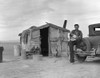 Migrant Worker, 1937. /Nmexican Field Worker'S Home On The Edge Of A Frozen Pea Field, Imperial Valley, California. Photograph, March 1937 By Dorothea Lange. Poster Print by Granger Collection - Item # VARGRC0106490