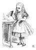 Carroll: Alice, 1865. /Nalice Finds The Bottle Labled 'Drink Me.' Illustration By John Tenniel From The First Edition Of Lewis Carroll'S 'Alice'S Adventures In Wonderland,' 1865. Poster Print by Granger Collection - Item # VARGRC0056196