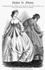 Women'S Fashion, 1865. /Ndinner, Left, And Street Toilettes. Fashion Illustration From An American Magazine Of 1865. Poster Print by Granger Collection - Item # VARGRC0093792