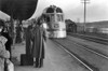 Burlington Zephyr, 1940. /Nawaiting The Arrival Of The Burlington Zephyr In East Dubuque, Illinois. Photograph, 1940, By John Vachon. Poster Print by Granger Collection - Item # VARGRC0066309