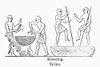 Egypt: Bread Making. /Nkneading Bread In Ancient Egypt. Line Engraving, 19Th Century, After A Contemporary Hieroglyph. Poster Print by Granger Collection - Item # VARGRC0093780