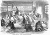 Japan: Artists, 1866. /N'A Social Meeting Of Japanese Artists.' Wood Engraving, English, 1866. Poster Print by Granger Collection - Item # VARGRC0094194