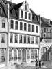 Germany: Goethe House. /Nthe House At Frankfurt Am Main Where Johann Wolfgang Von Goethe Was Born On 28 August 1749. Line Engraving, German, Early 19Th Century. Poster Print by Granger Collection - Item # VARGRC0069636